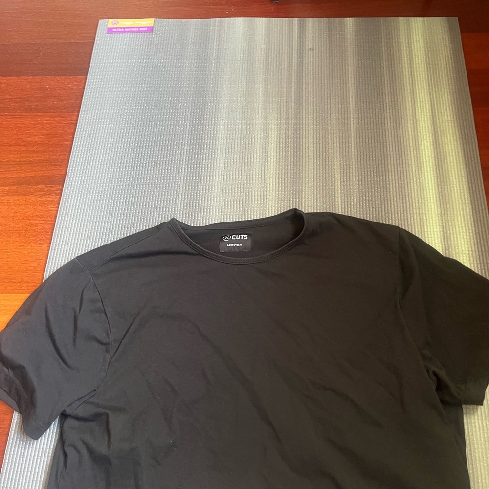 Cuts Clothing Black Short Sleeve Tee